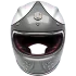 Мотошлем Guang Full Face Speedrun V.1 (Silver & White)