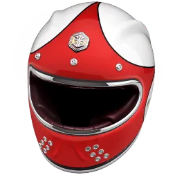Мотошлем Guang Full Face Speedrun V.1 (Red &amp; White)