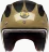 Мотошлем Guang Open Face Speedrun V.2 (Gold &amp; Carbon)