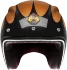 Мотошлем Guang Open Face Speedrun V.2 (Black & Copper)