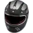 Мотошлем Guang Full Face Speedrun V.2 (Black &amp; Silver)