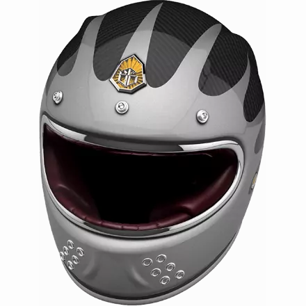 Мотошлем Guang Full Face Speedrun V.2 (Grey &amp; Carbon)