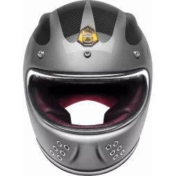 Мотошлем Guang Full Face Speedrun V.2 (Grey &amp; Carbon)