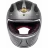 Мотошлем Guang Full Face Speedrun V.2 (Grey &amp; Carbon)