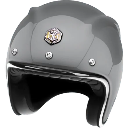 Мотошлем Guang Open Face Grey Nardo