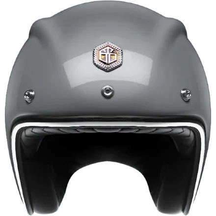 Мотошлем Guang Open Face Grey Nardo