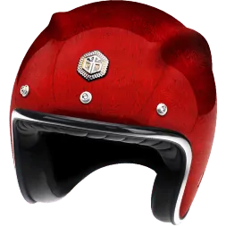 Мотошлем Guang Open Face Pacifique Red