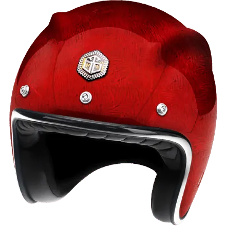 Мотошлем Guang Open Face Pacifique Red