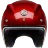Мотошлем Guang Open Face Pacifique Red