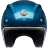 Мотошлем Guang Open Face Pacifique Blue