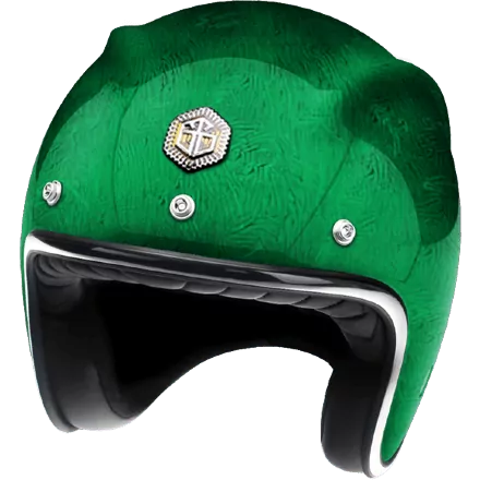 Мотошлем Guang Open Face Pacifique Green