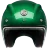 Мотошлем Guang Open Face Pacifique Green