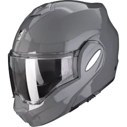 Мотошлем Scorpion Exo-Tech Evo Solid, цвет Серый