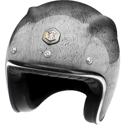 Мотошлем Guang Open Face Pacifique Silver