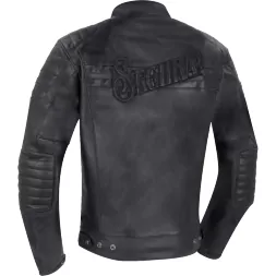 Куртка кожаная Segura Stripe Black Edition, цвет Черный