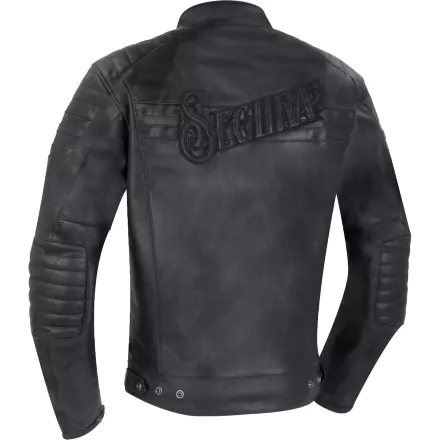 Куртка кожаная Segura Stripe Black Edition, цвет Черный
