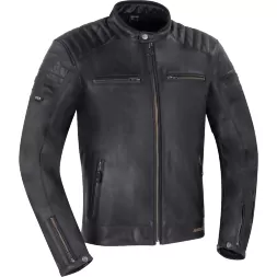 Куртка кожаная Segura Stripe Black Edition, цвет Черный