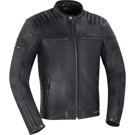 Куртка кожаная Segura Stripe Black Edition, цвет Черный