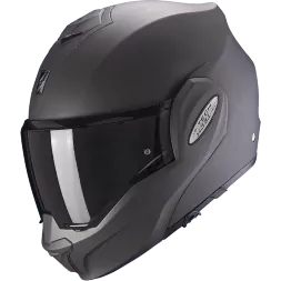 Мотошлем Scorpion Exo-Tech Evo Solid, цвет Антрацит Матовый