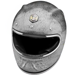 Мотошлем Guang Full Face Pacifique Silver