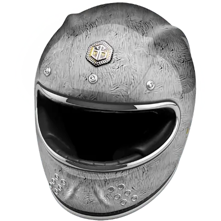 Мотошлем Guang Full Face Pacifique Silver