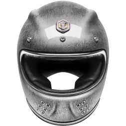 Мотошлем Guang Full Face Pacifique Silver