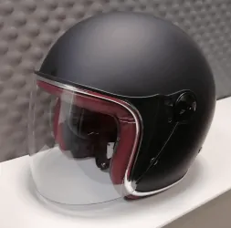 Мотошлем Baruffaldi Zar Vintage Black Red
