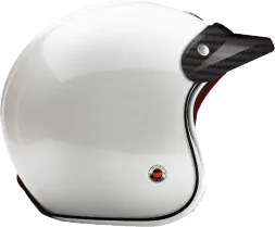 Козырек Ruby glossy varnished carbon