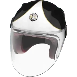 Мотошлем Guang Jet Speedrun V.1 (White &amp; Black)