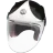 Мотошлем Guang Jet Speedrun V.1 (White &amp; Black)