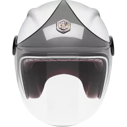 Мотошлем Guang Jet Speedrun V.1 (Silver &amp; White)