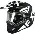 Шлем FXR Torque X Team Blk/White W/ E Shield & Sun Shade с подогревом