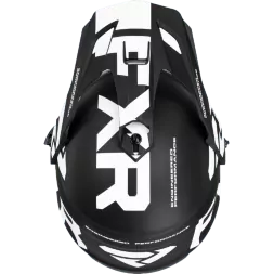Шлем FXR Torque X Team Blk/White W/ E Shield &amp; Sun Shade с подогревом