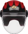 Мотошлем Guang Jet Speedrun V.2 (Black & Ruby) 