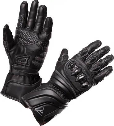 Мотоперчатки кожаные Modeka Race Tech Black