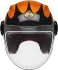 Мотошлем Guang Jet Speedrun V.2 (Black & Tangerine)