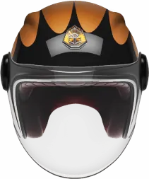 Мотошлем Guang Jet Speedrun V.2 (Black &amp; Copper) 