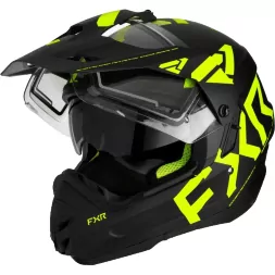 Шлем FXR Torque X Team Blk/Hi Vis W/ E Shield &amp; Sun Shade с подогревом