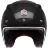 Мотошлем Guang Open Face Hematite Glossy