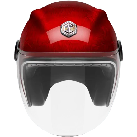 Мотошлем Guang Jet Pacifique Red