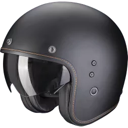 Мотошлем Scorpion Exo Belfast Evo Solid, цвет Черный Матовый