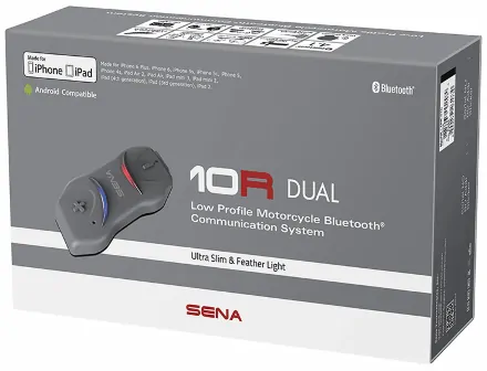 Мотогарнитура Bluetooth SENA 10R Dual, без пульта ДУ