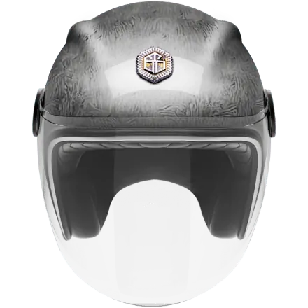 Мотошлем Guang Jet Pacifique Silver