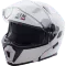 Шлем AiM JK906 White Glossy с электрообогревом  