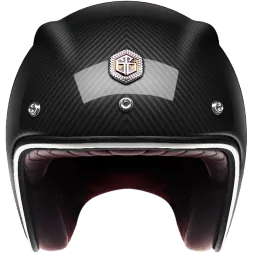 Мотошлем Guang Open Face Charbon Glossy