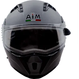 Шлем AiM JK906 Grey Metal с электрообогревом   