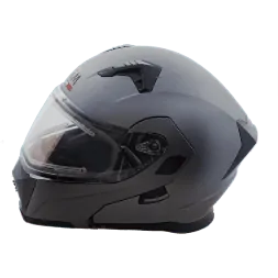 Шлем AiM JK906 Grey Metal с электрообогревом   