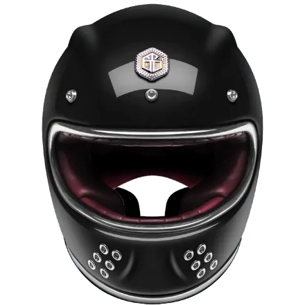 Мотошлем Guang Full Face Hematite Glossy