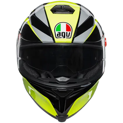 Мотошлем AGV K-5 S Multi Typhoon Black/Grey/Yellow