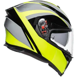 Мотошлем AGV K-5 S Multi Typhoon Black/Grey/Yellow